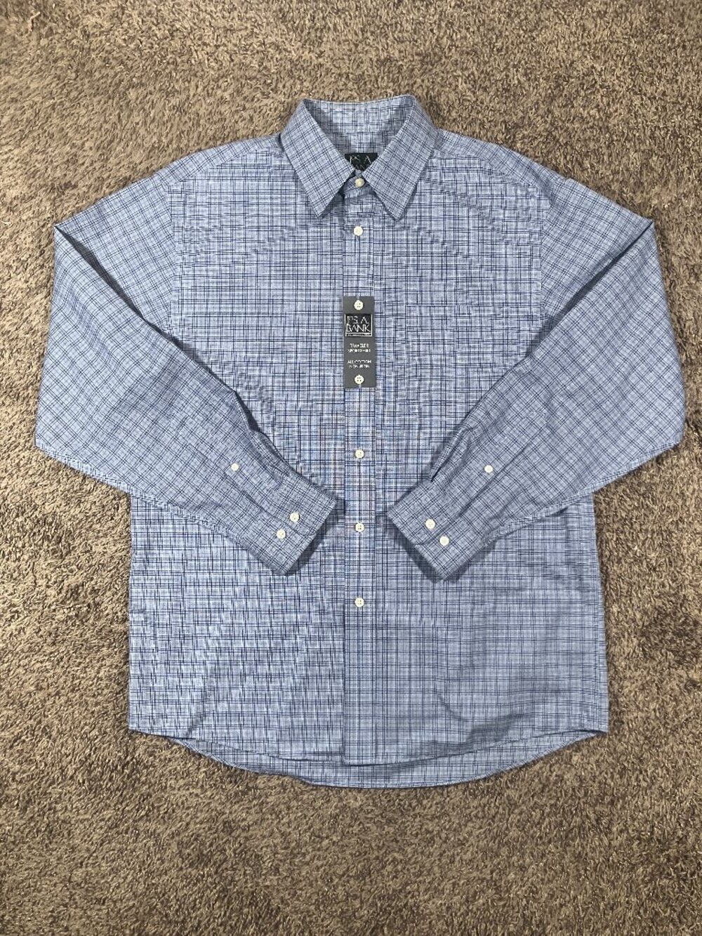 Jos. A Bank Men’s Traveler Sportshirt Long Sleeve Button Down Shirt Medium
